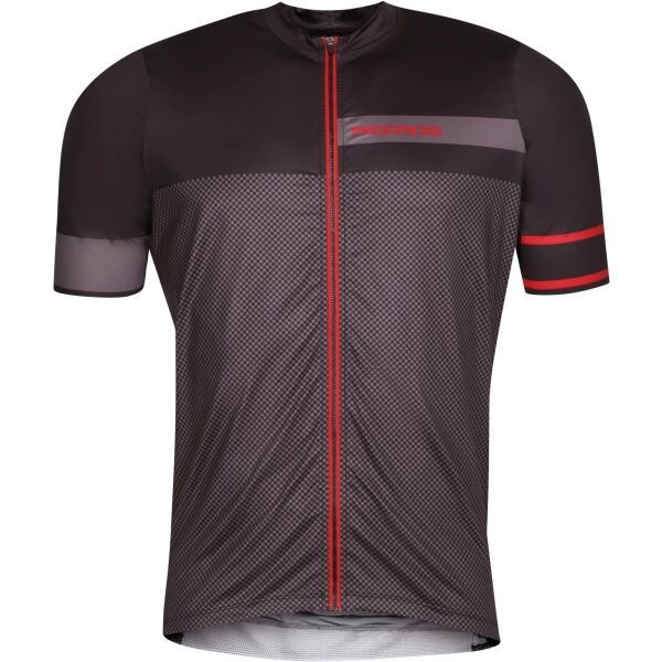 PROGRESS PROGRESS SOLAR Мъжка фланелка за колоездене, черно, размер