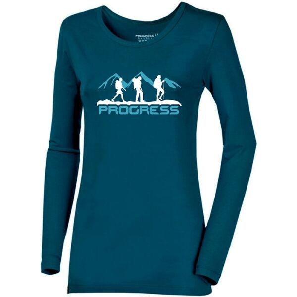 PROGRESS PROGRESS SONJA Дамска тениска от бамбук, синьо, размер