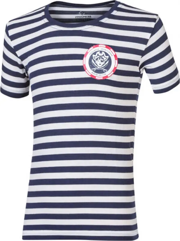 PROGRESS PROGRESS SS MARINO T-SHIRT Детска бамбук тениска, черно, размер 140-146