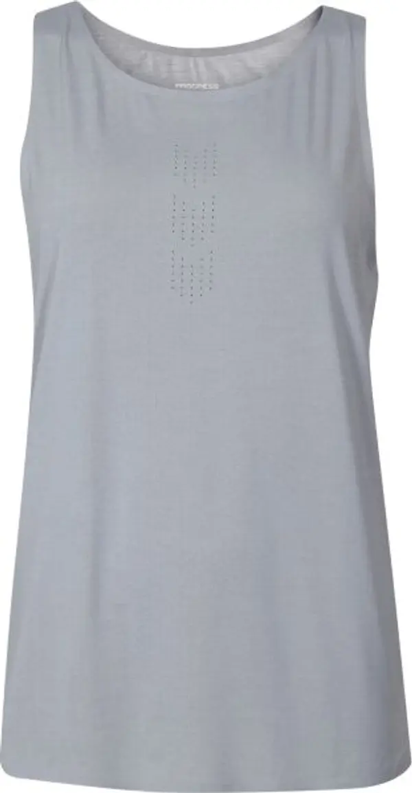 PROGRESS PROGRESS TECHNICA SINGLET Дамски спортен потник, сиво, размер