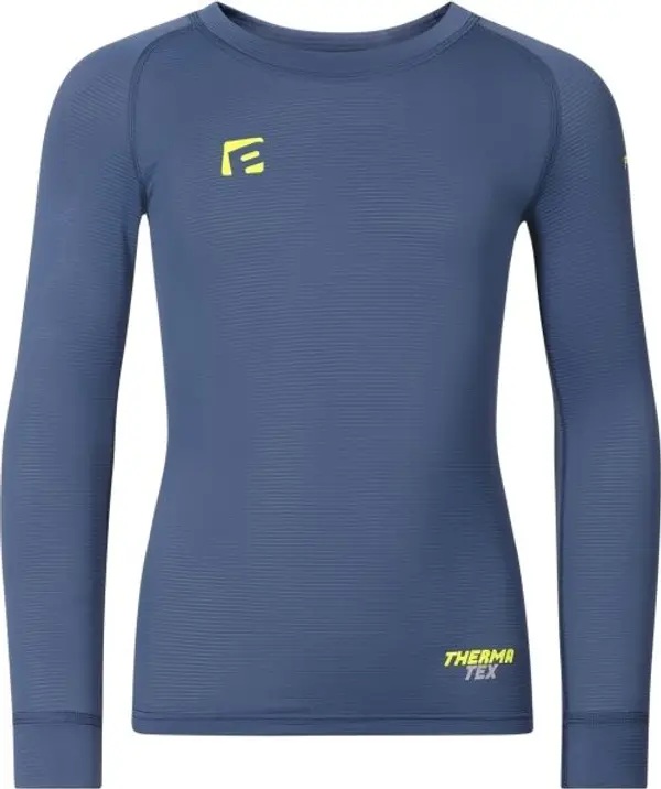 PROGRESS PROGRESS THERMATEX LS Момчешка функционална блуза с дълъг ръкав, тъмносин, размер 128-134