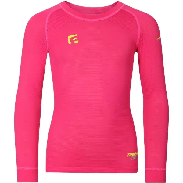 PROGRESS PROGRESS THERMATEX LS Момичешка функционална блуза с дълъг ръкав, розово, размер 152-158