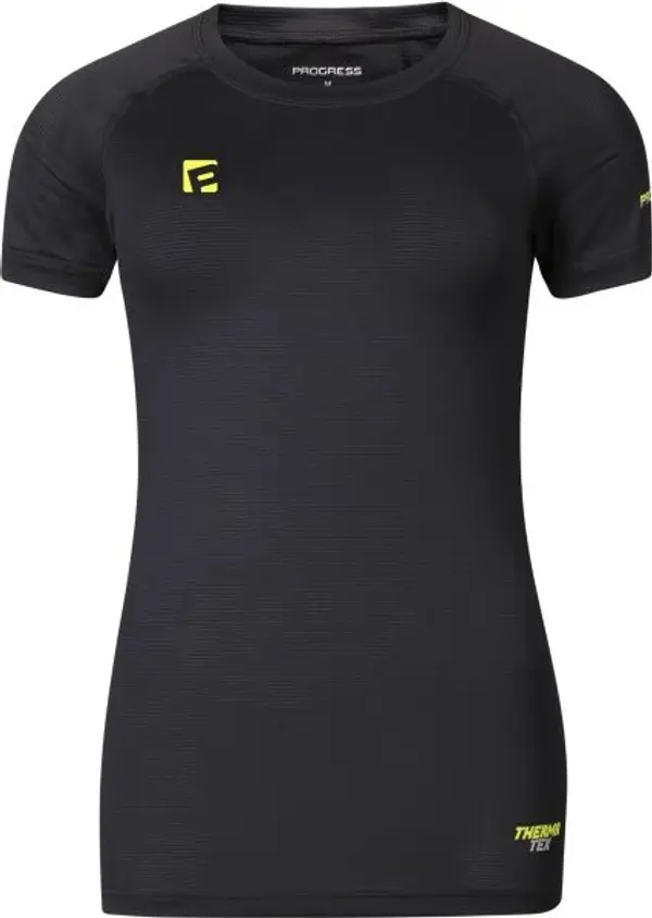 PROGRESS PROGRESS THERMATEX SS Дамска функционална блуза с дълъг ръкав, черно, размер