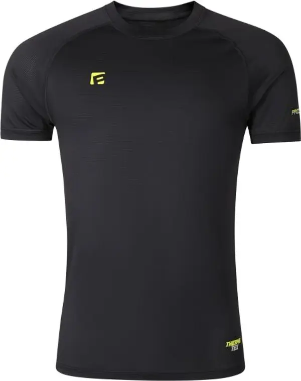PROGRESS PROGRESS THERMATEX SS Мъжка функционална тениска с къс ръкав, черно, размер