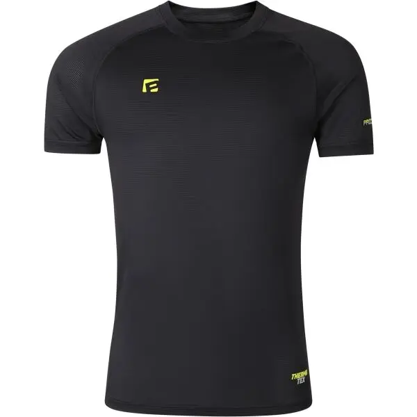 PROGRESS PROGRESS THERMATEX SS Мъжка функционална тениска с къс ръкав, черно, размер