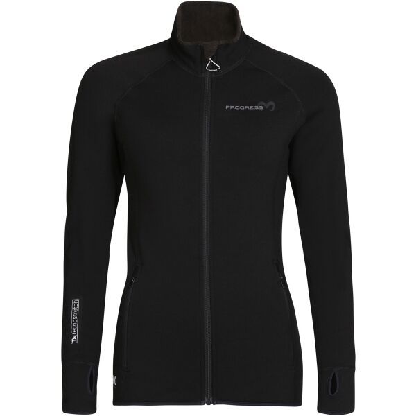 PROGRESS PROGRESS TISPA Дамски спортен суитшърт, черно, размер