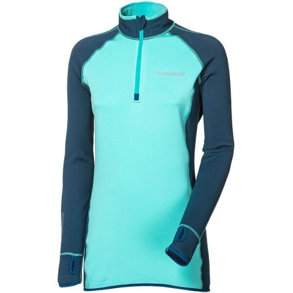 PROGRESS PROGRESS TISPA ZIP Дамски  спортен суитшърт, зелено, размер