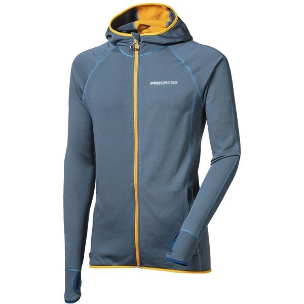 PROGRESS PROGRESS TOREZ HOODY Мъжки суитшърт  за бягане, синьо, размер