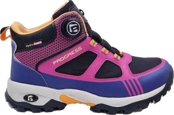 PROGRESS PROGRESS TREK MID WP Юношески обувки с мембрана, черно, размер