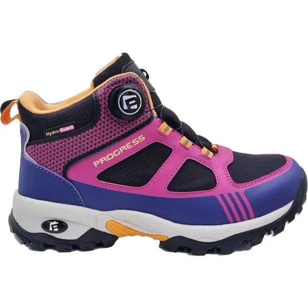 PROGRESS PROGRESS TREK MID WP Юношески обувки с мембрана, черно, размер