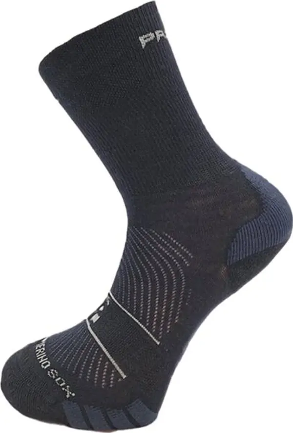 PROGRESS PROGRESS TREKKING MERINO SOX Туристически чорапи с мерино, черно, размер
