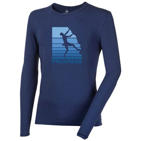 PROGRESS PROGRESS VANDAL BOULDER Мъжка функционална тениска, тъмносин, размер