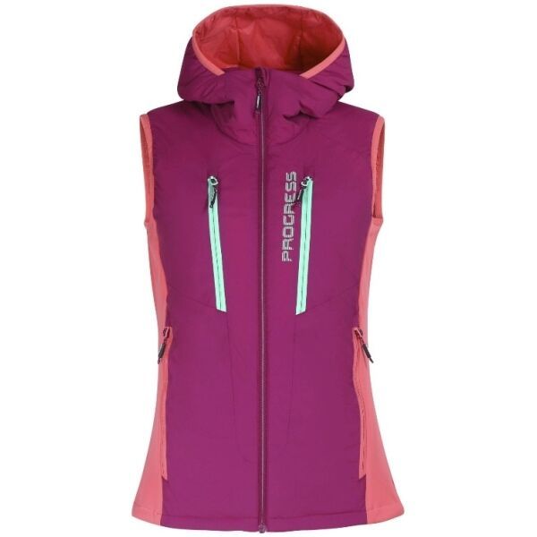 PROGRESS PROGRESS VENDORA VEST Дамско хибридно елече, лилаво, размер