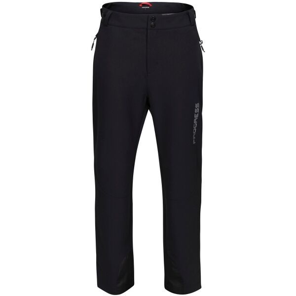 PROGRESS PROGRESS VUORET Мъжки панталони от softshell, черно, размер