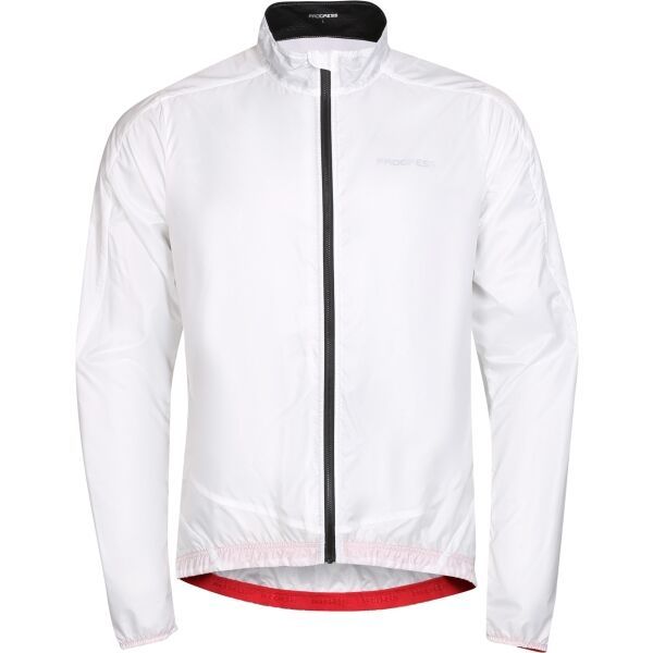 PROGRESS PROGRESS WINDY BIKE Мъжко леко велосипедно яке, бяло, размер