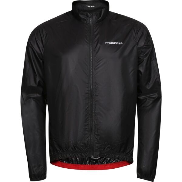 PROGRESS PROGRESS WINDY BIKE Мъжко леко велосипедно яке, черно, размер