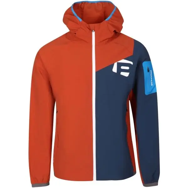 PROGRESS PROGRESS WOOLCRAFT MAN Мъжко яке с мериносова вълна, червено, размер