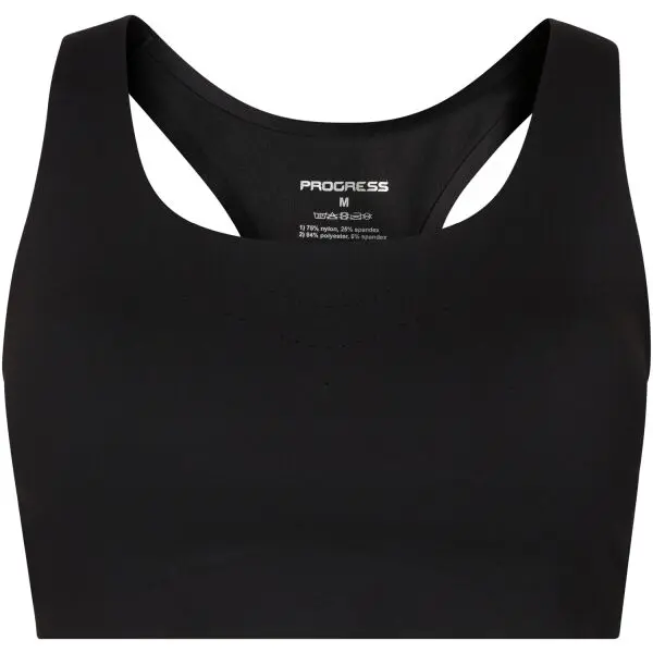 PROGRESS PROGRESS ZORA BRA Дамско  спортно бюстие, черно, размер