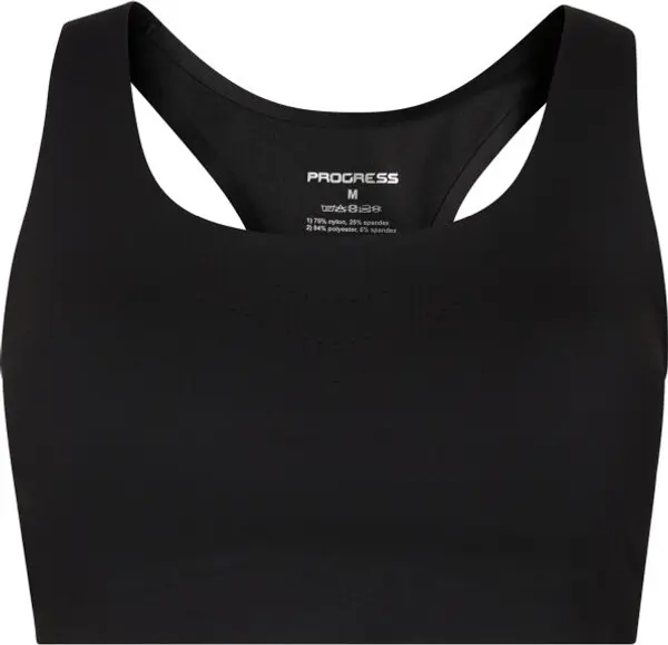 PROGRESS PROGRESS ZORA BRA Дамско  спортно бюстие, черно, размер