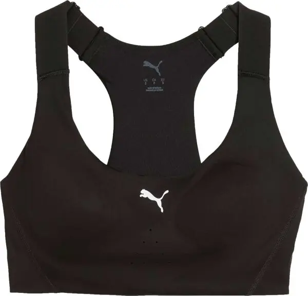 Puma Puma 4KEEPS ATHLETE BRA ADJUSTABLE Дамско бюстие, черно, размер