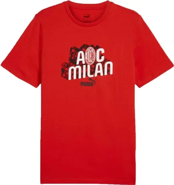 Puma Puma AC MILAN CULTURE TEE Мъжка тениска, червено, размер