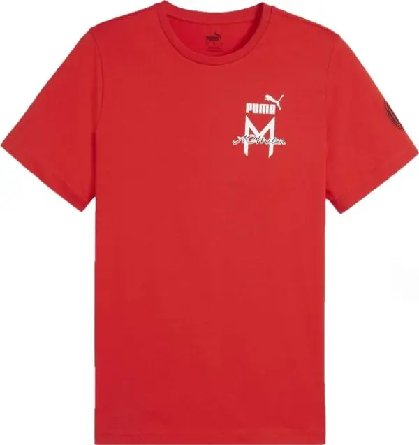 Puma Puma AC MILAN FTBLICONS TEE Мъжка тениска, червено, размер