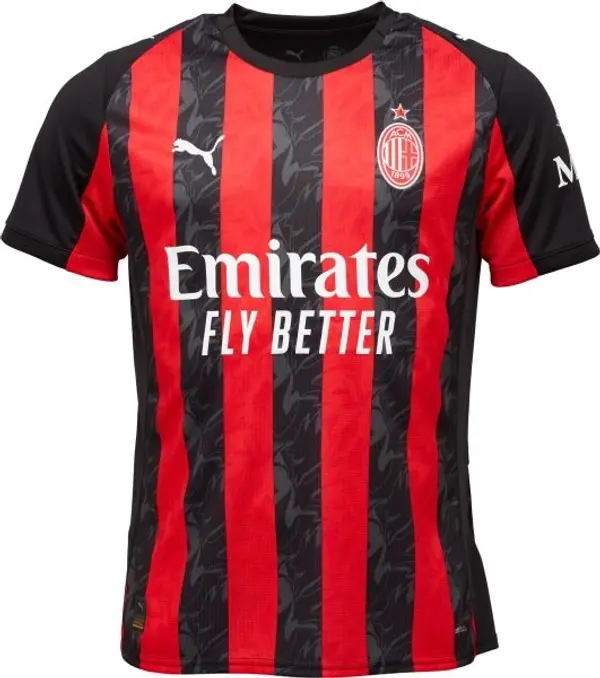 Puma Puma AC MILAN M HOME JERSEY REPLICA Мъжка футболна фланелка, червено, размер