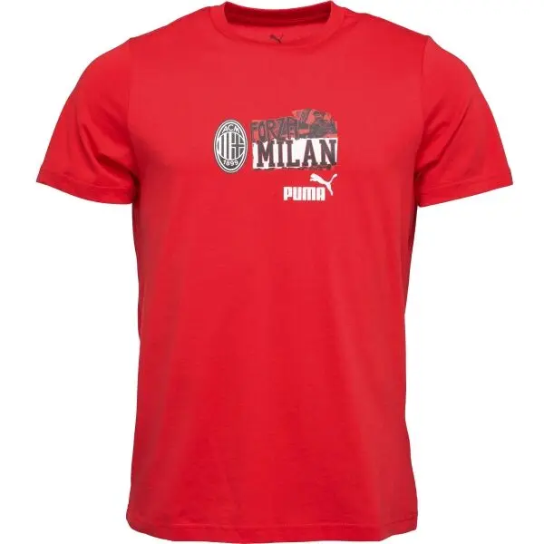 Puma Puma AC MILAN NRGY TEE Мъжка тениска, червено, размер