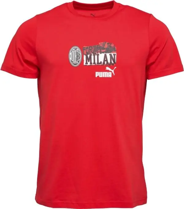 Puma Puma AC MILAN NRGY TEE Мъжка тениска, червено, размер