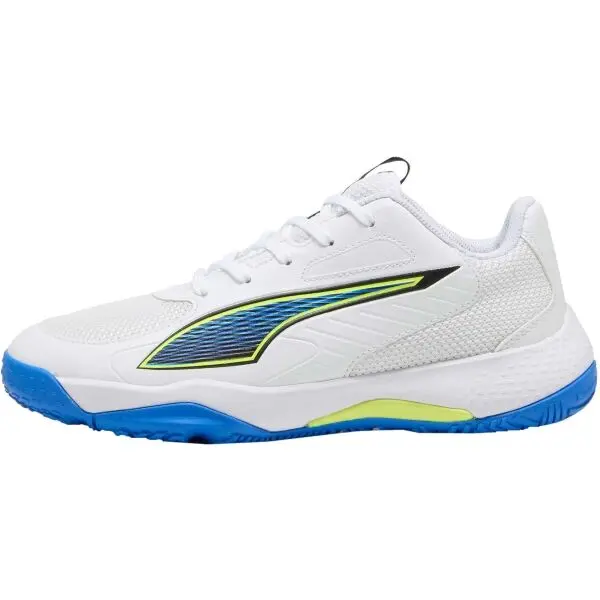 Puma Puma ACCELERATE JR 4 Детски обувки за хандбал, бяло, размер 38