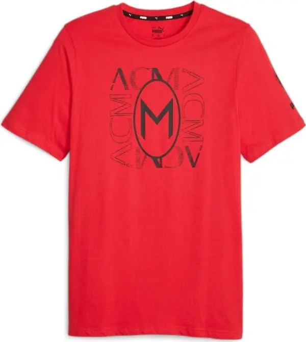 Puma Puma ACM FTBLCORE GRAPHIC TEE Мъжка тениска, червено, размер