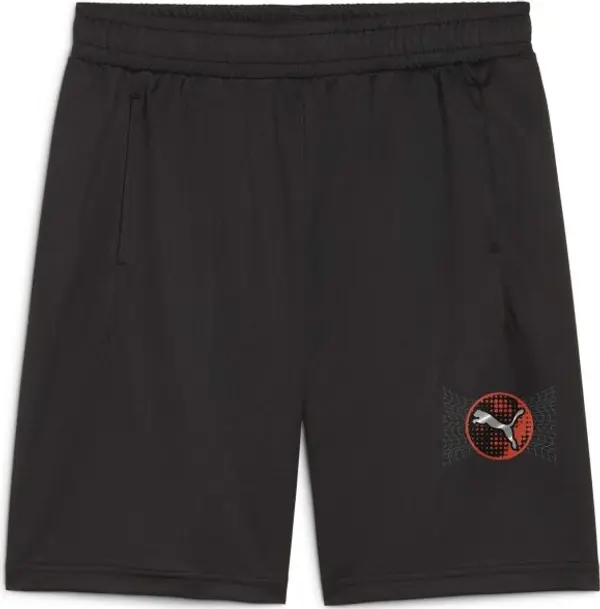 Puma Puma ACTIVE SPORTS GRAPHIC POLY SHORTS B Шорти за момчета, черно, размер