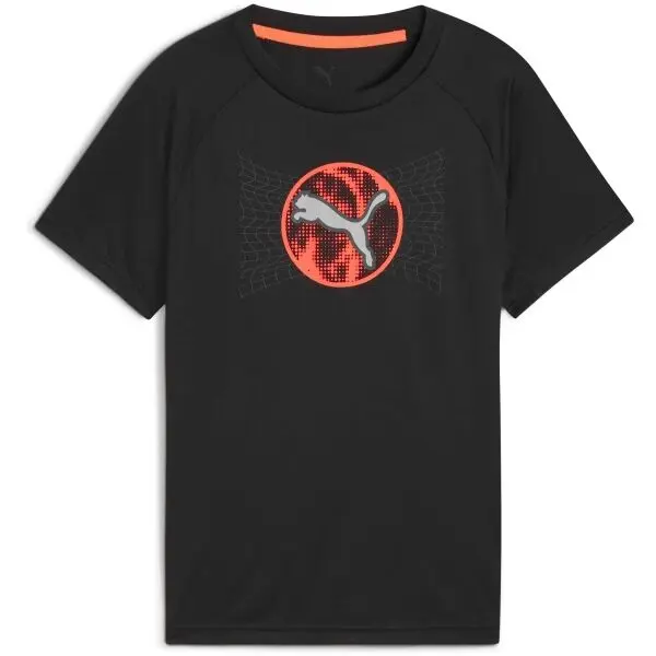Puma Puma ACTIVE SPORTS POLY CAT TEE B Тениска за момчета, черно, размер