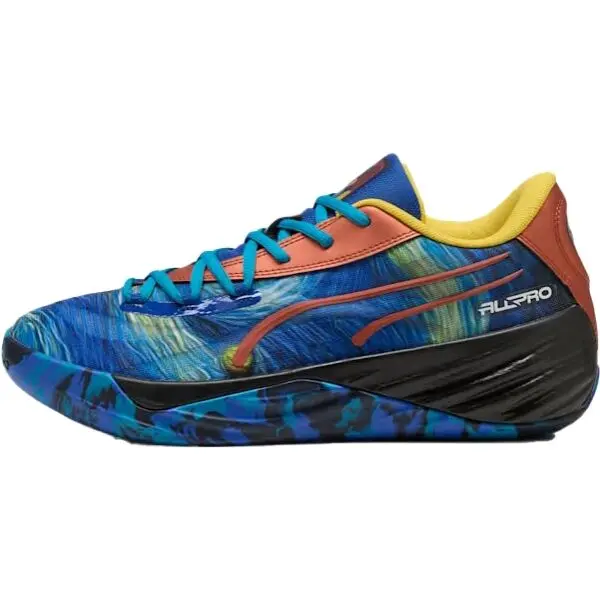 Puma Puma ALL-PRO NITRO DYLAN EXHIBIT Мъжки баскетболни обувки, синьо, размер 47