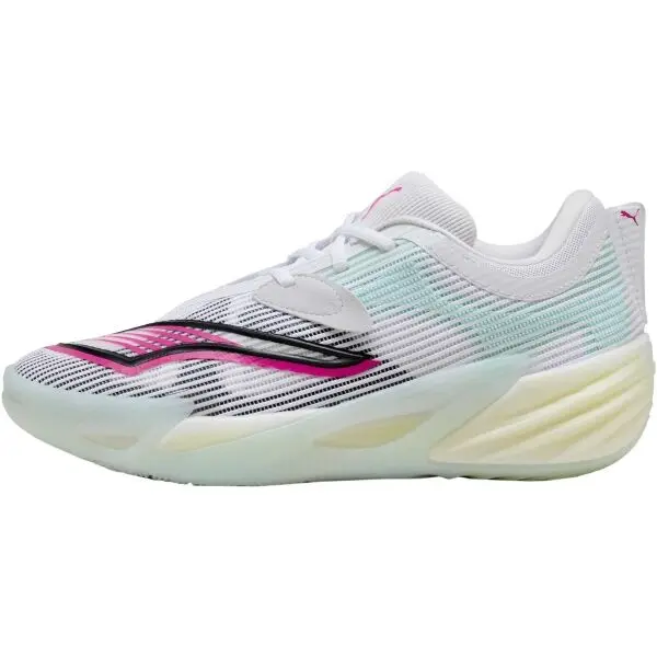 Puma Puma ALL-PRO NITRO Мъжки баскетболни обувки, бяло, размер 48
