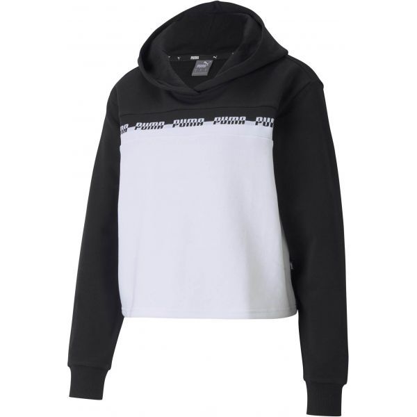 Puma Puma AMPLIFIED CROPPED HOODIE TR Дамско спортно горнище, черно, размер