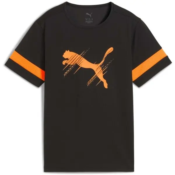 Puma Puma ATTACANTO LOGO JERSEY JR Детска спортна тениска, черно, размер
