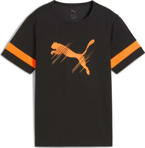 Puma Puma ATTACANTO LOGO JERSEY JR Детска спортна тениска, черно, размер