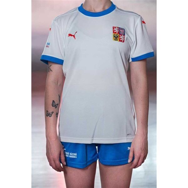Puma Puma AWAY JERSEY W Дамска фланелка за хандбал, бяло, размер
