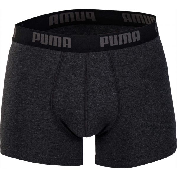 Puma Puma BASIC BOXER 2P Мъжки боксерки, черно, размер
