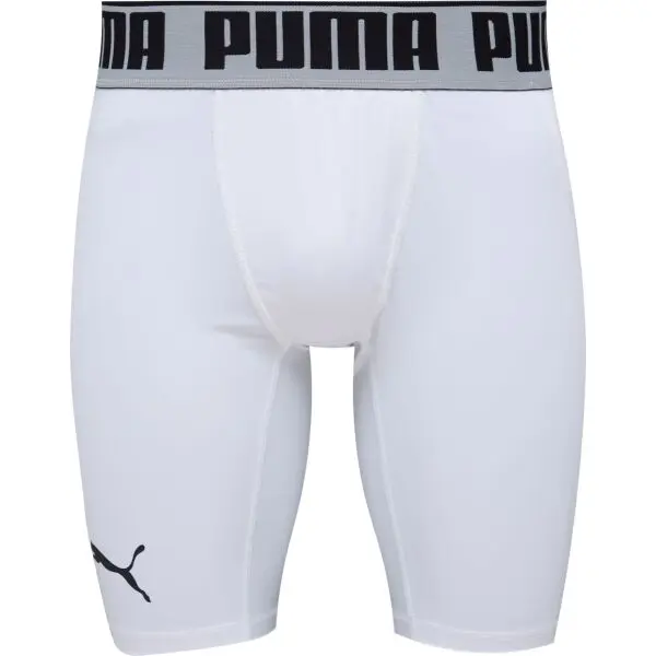 Puma Puma BBALL COMPRESSION SHORT Мъжки компресиращи шорти, бяло, размер