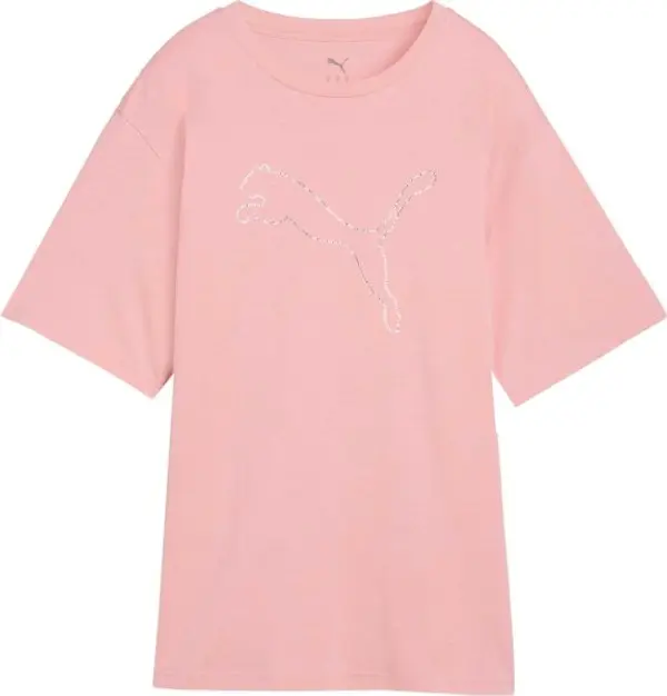 Puma Puma BEDAZZLED RELAXED TEE Дамска тениска, розово, размер