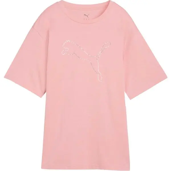 Puma Puma BEDAZZLED RELAXED TEE Дамска тениска, розово, размер