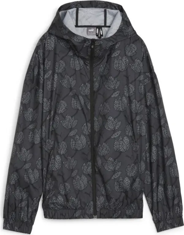 Puma Puma BLOSSOM AOP WINDBREAKER Дамско яке, черно, размер