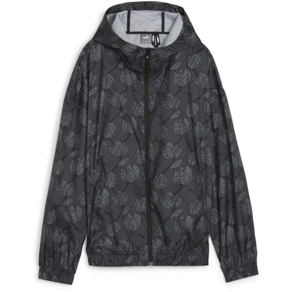 Puma Puma BLOSSOM AOP WINDBREAKER Дамско яке, черно, размер