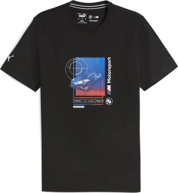 Puma Puma BMW M MOTORSPORT CAR GRAPHIC TEE 2 Мъжка тениска, черно, размер
