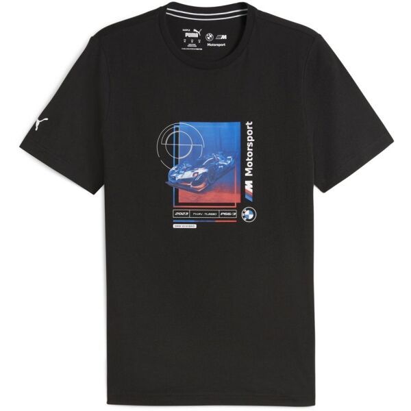 Puma Puma BMW M MOTORSPORT CAR GRAPHIC TEE 2 Мъжка тениска, черно, размер
