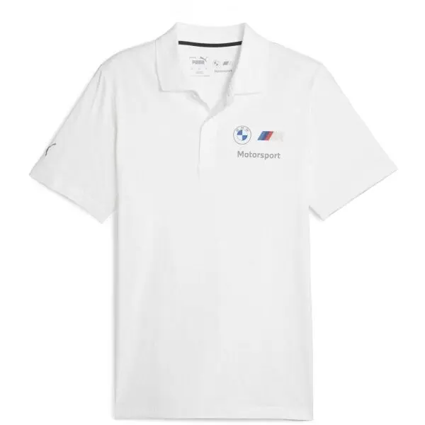 Puma Puma BMW M MOTORSPORT ESS Мъжка тениска с якичка, бяло, размер