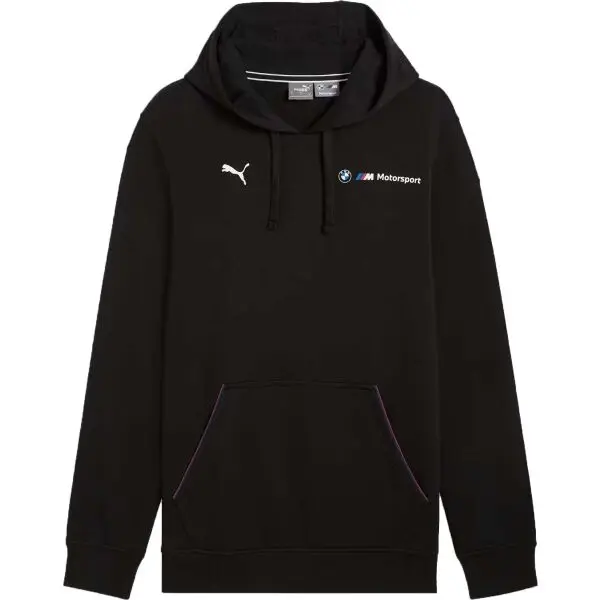 Puma Puma BMW M MOTORSPORT ESSENTIALS+ HOODIE FT Мъжки суитшърт, черно, размер