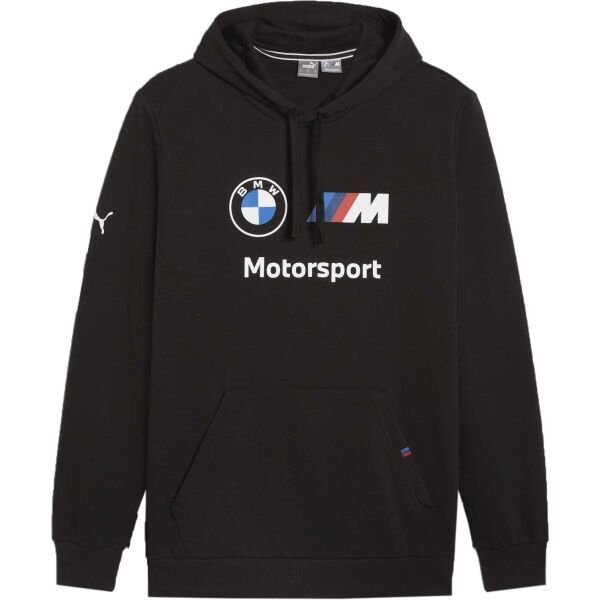 Puma Puma BMW M MOTORSPORT ESSENTIALS  HOODIE Мъжки суитшърт, черно, размер